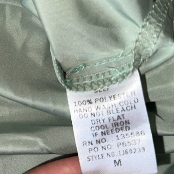 Mint Green Windbreaker Rain jacket Hoodie - Picture 8 of 11